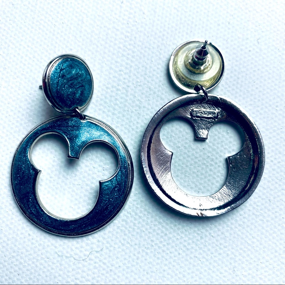Disney Mickey Cut Out Pierced Earrings